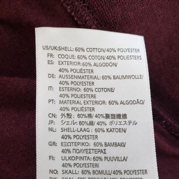 FOX Racing Sweatshirt Mens XL Slim Fit Maroon Pullover Moto Skater Casual 46x29 - Picture 10 of 11